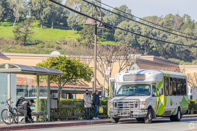 Public busses constantly run through Strawberry connecting you to nearby Marin and San Francisco