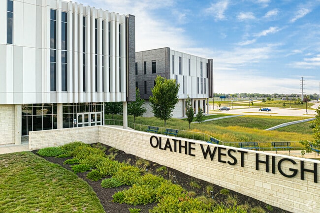 Olathe West High School is one of the largest high schools in Olathe.
