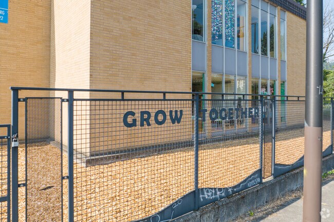 Bridges Middle School strives to help kids grow together on SW 1st Ave in Portland.