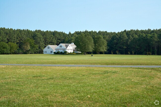 Homes in Machipongo are often isolated on large private lots.