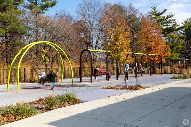 Inis Grove Park’s playground is a favorite for Homewood families with young kids.
