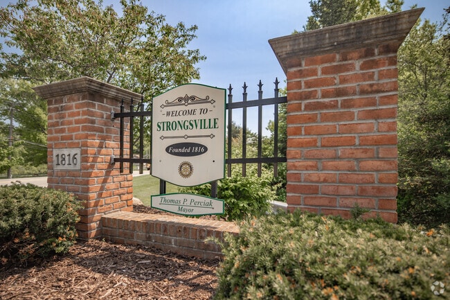 Strongsville is located a short drive from Cleveland and offers top-rated schools.