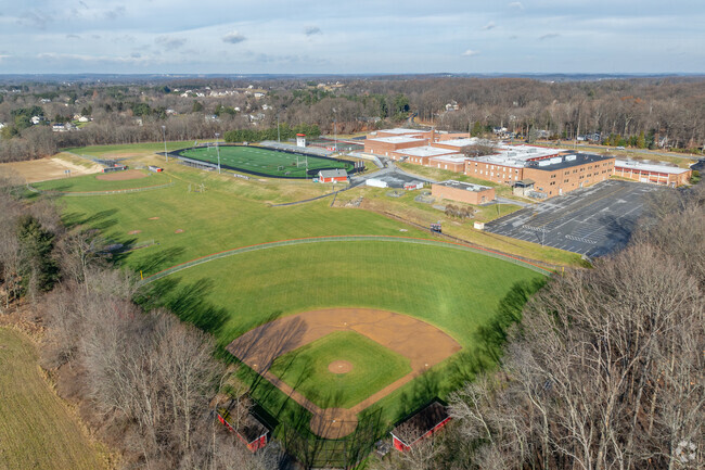 The baseball field at Glenelg High School.
