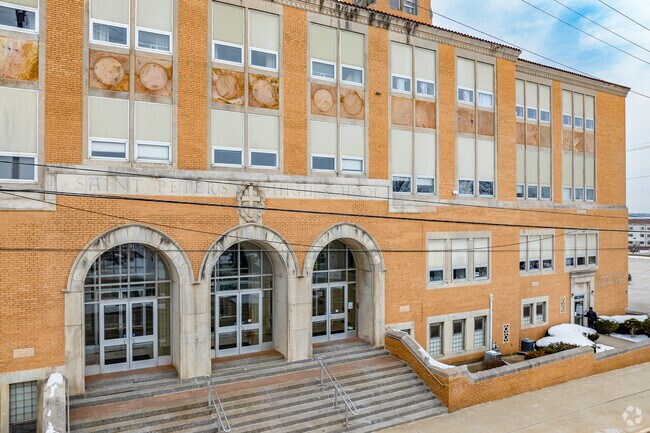 St. Peter’s Catholic Junior High and High School serve grades seven through 12 in Mansfield.