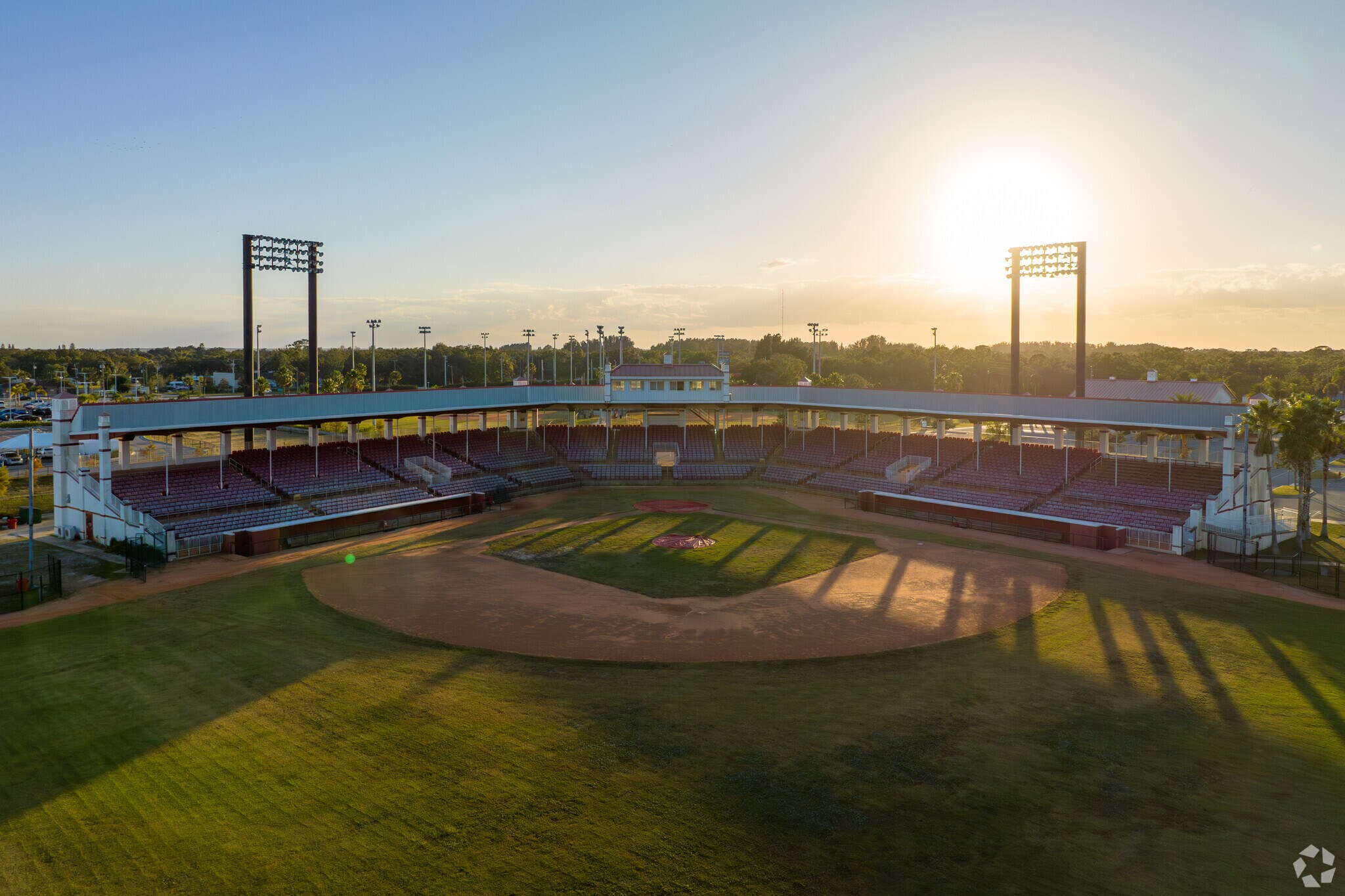 The 4,700 seat stadium has been home to many baseball teams in Cocoa West.
