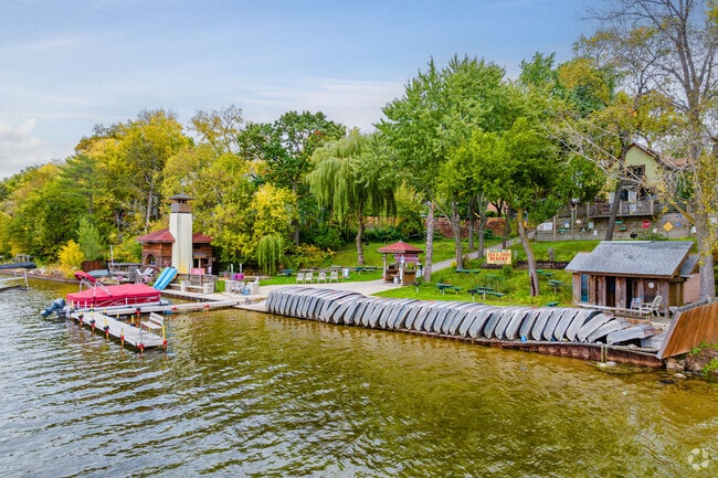 Boat rentals are available for Lake Villa visitors and locals alike.