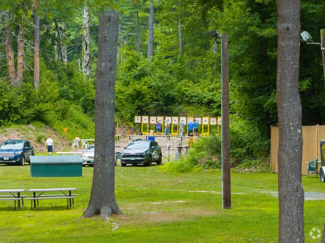 The Plaistow Fish & Game Club features shooting ranges.