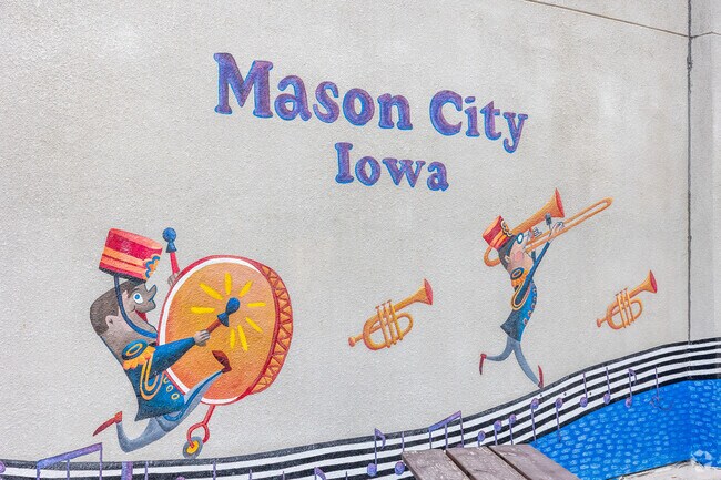 Public art and murals are plentiful in Mason City.