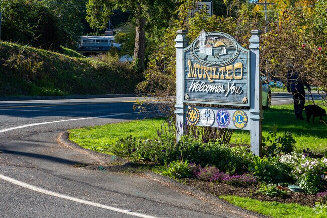 Don't miss the Mukilteo welcoming sign when you enter the neighborhood.