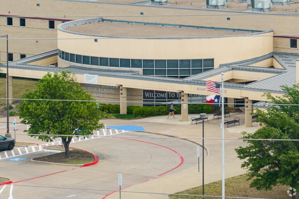 Marshall Durham Middle School in Vista Ridge.