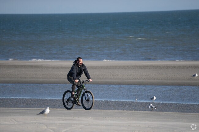 The neighborhood offers easy access to beaches and parks.