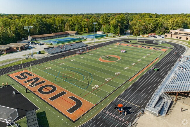 Orange High School is home to the Lions.