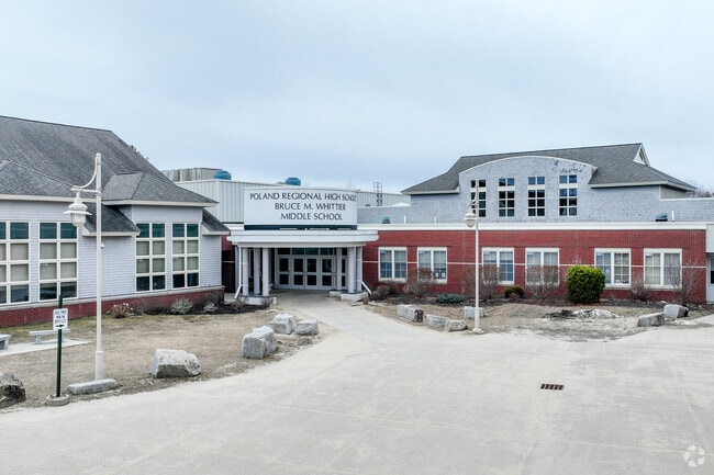 Bruce M. Whittier Middle School serves the greater Poland community.