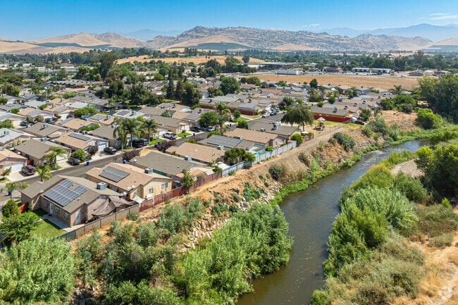 The Tule River runs through the Porterville Southeast neighborhood from Lake Success.
