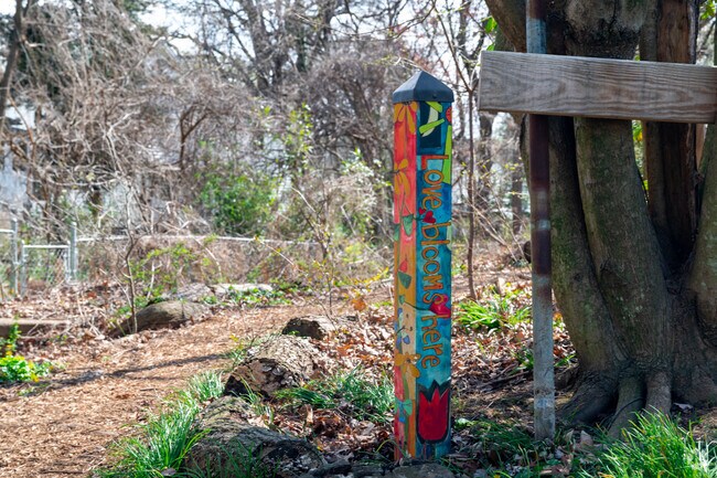 Mount Rainier North Neighborhood Park has a community garden that is filled with native plants.
