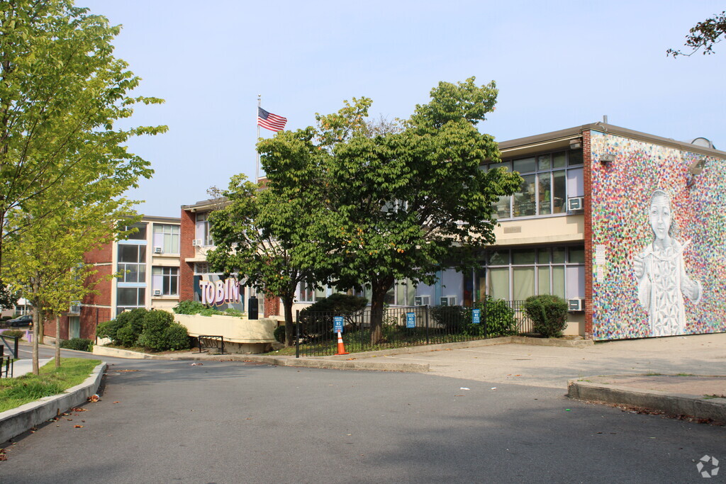 Tobin K-8 School is located in Mission Hill neighborhood.
