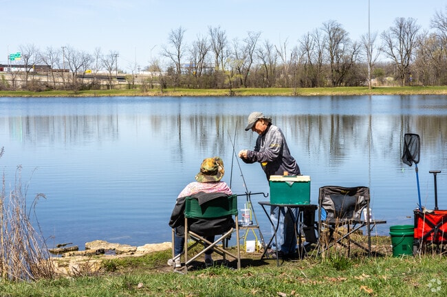 In the vast Algonquin Woods, Axehead Lake's 17 acre lake makes for a great fishing spot.