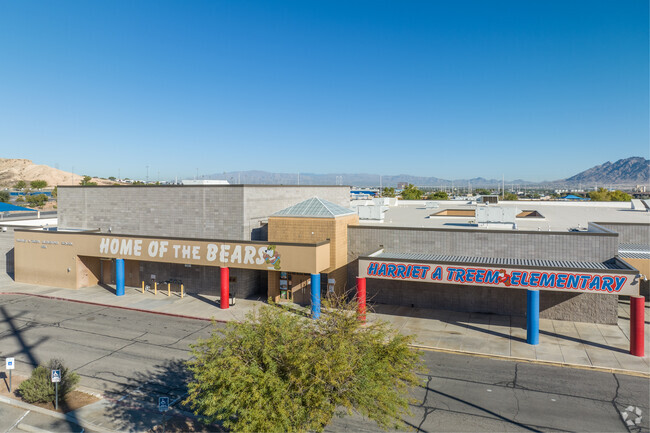 At Harriet Treem Elementary School, 45% of students scored above the proficient level for math.