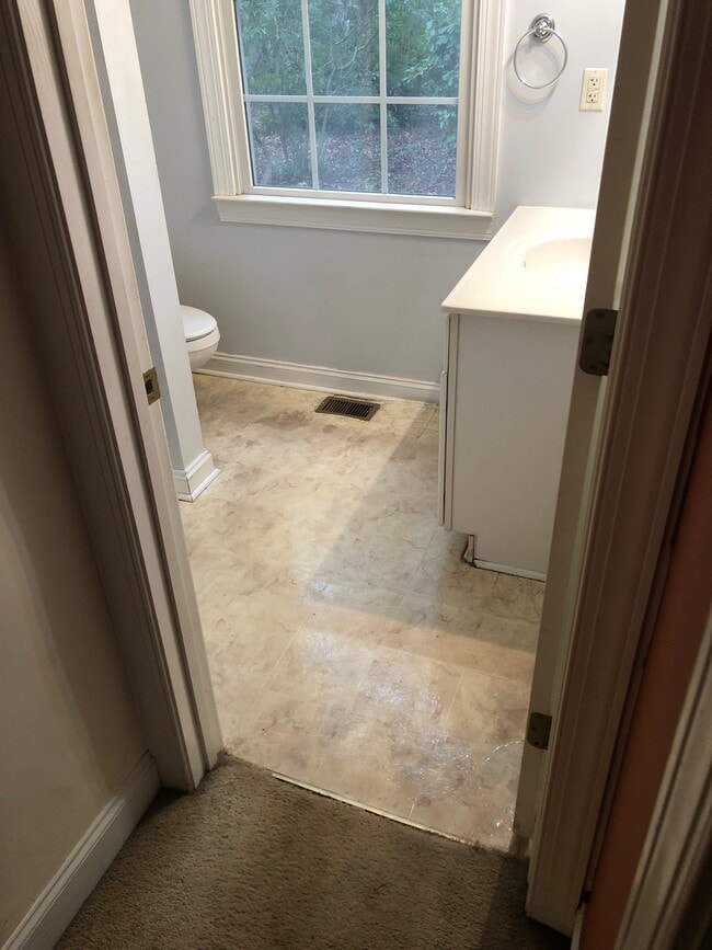New bathroom floors