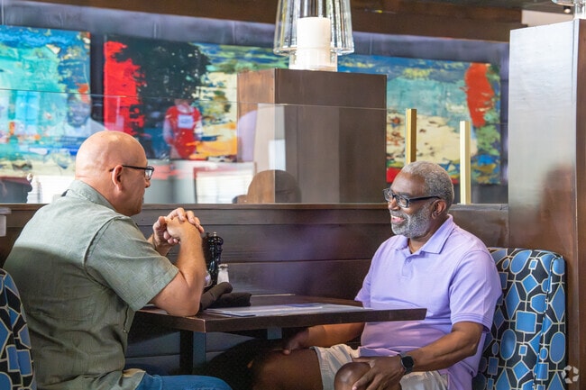 Hillside Fine Grill is a perfect spot to catch up with friends in nearby Flower Mound.