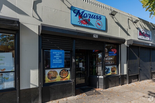 The popular Moruss Seafood is located on Minnesota Ave in the heart of Twining.