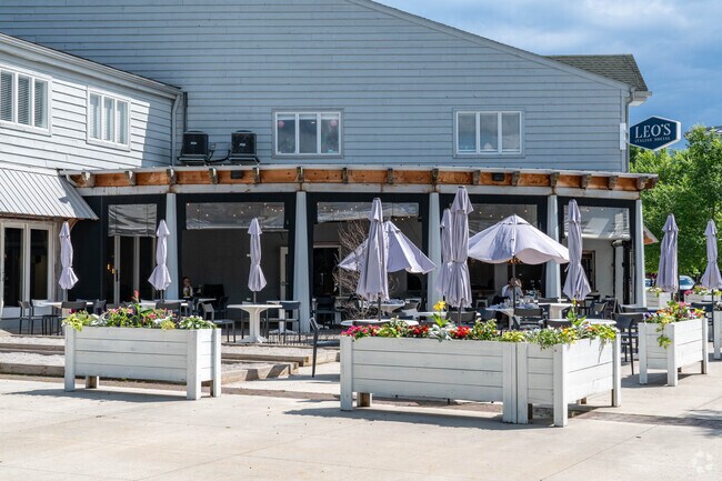 Leo's Italian Social offers outdoor seating for the Mud Brook residents.