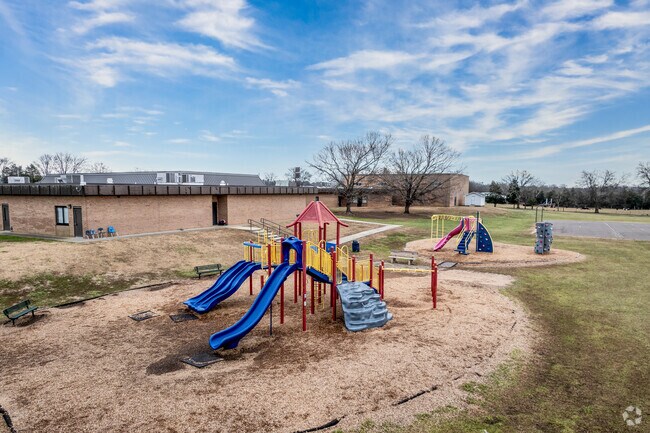 Pinebrook Elementary School has a lot of space for students to play and exercise.
