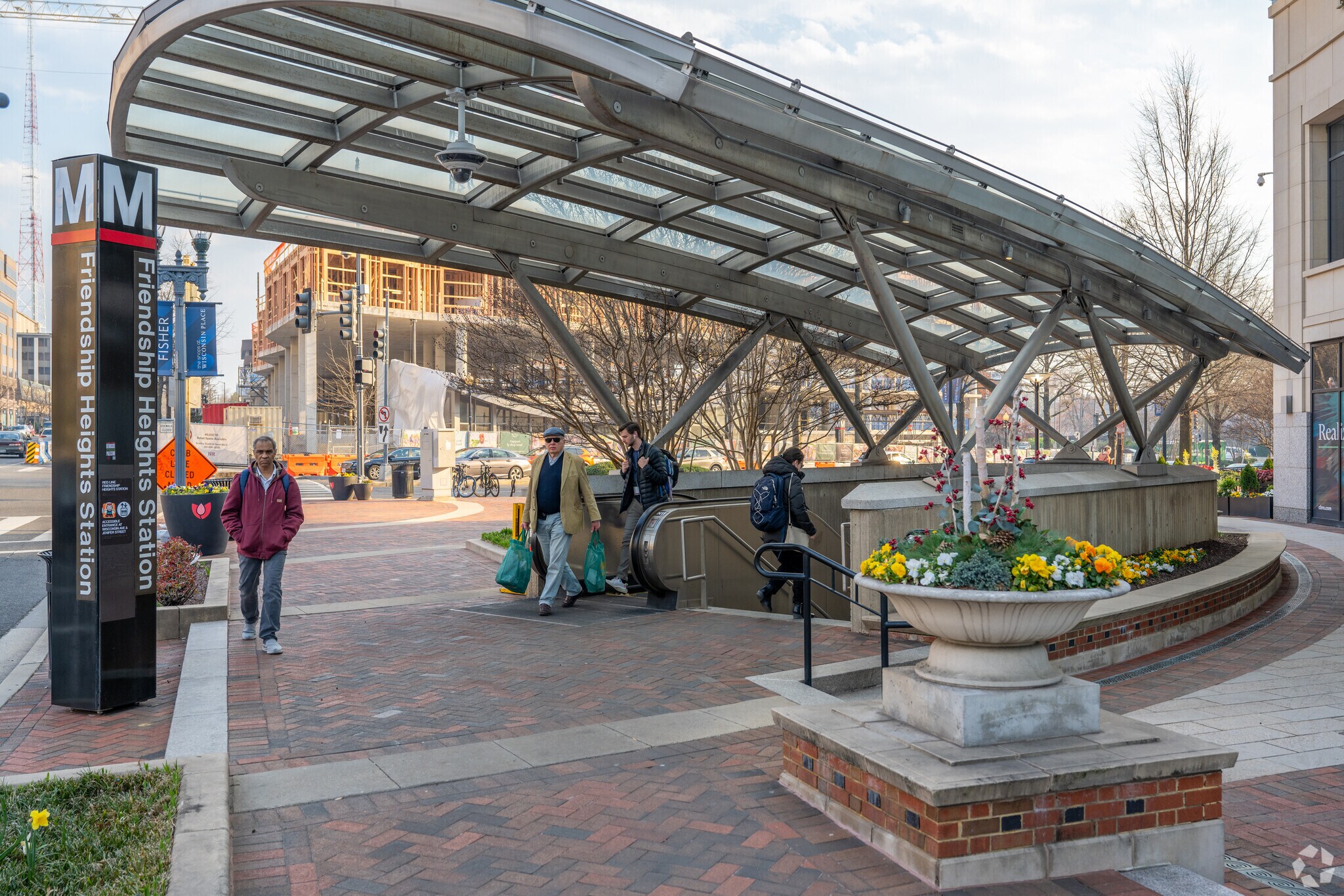 The Friendship Heights Metro serves as Chevy Chase Village's public transit option.