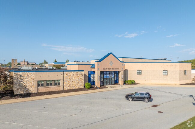 Cedar Crest High School receives a B grade from niche.com.