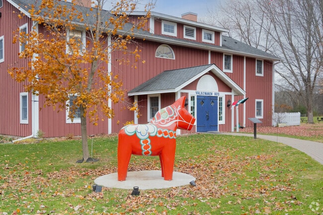 Many visitors and Scandia residents learn about the town's history at the Gammelgården Museum of Scandia.