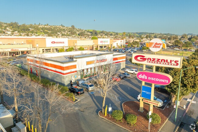 Shopping at Eastmont Town Center makes everyday life in Arroyo Viejo convenient.