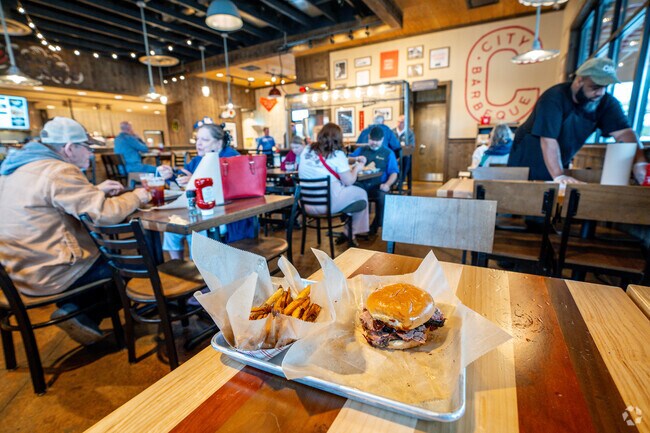 City BBQ in Poplar Level offers up big servings of pulled pork and brisket.