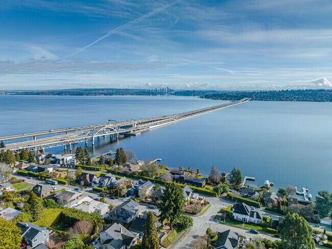 View of I-90 from Mount Baker