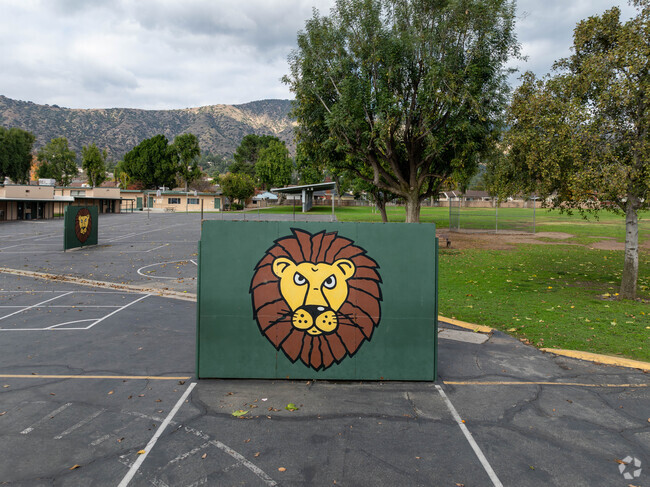 La Fetra Elementary School mascot is a lion.