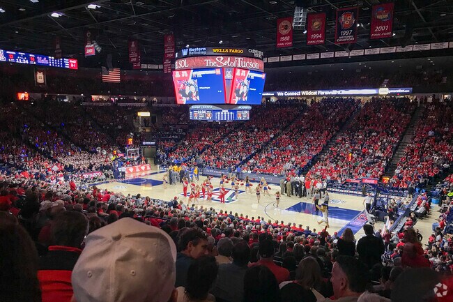 UArizona Wildcats play at McKale Center, just minutes from the Cabrini neighborhood.