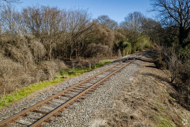 Dunean Mill has a railroad system that cuts through the neighborhood.
