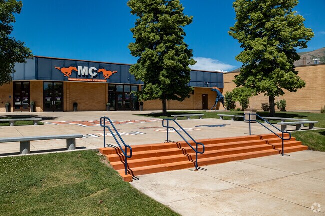 Mountain Crest High school was established in Hyrum in 1983.