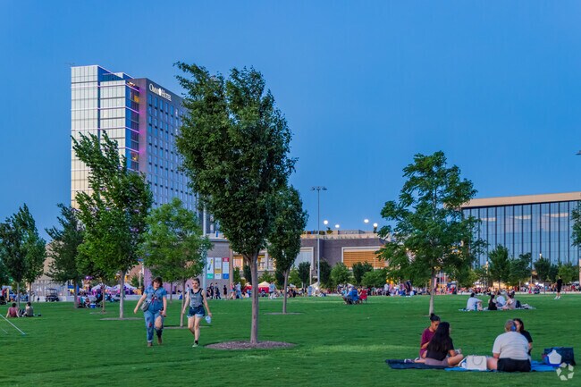 Camelot Bel-Aire residents can take I-235, 12 miles to downtown OKC for varied city life.