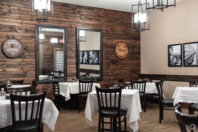Rucci's Italian Kitchen & Grill in White Plains has an extensive bourbon selection.