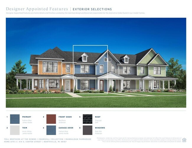 Toll Brothers at The Downs - Churchill Collection, Mandaloun Plan unit 36756211, Northville, MI 48167 - photo 3