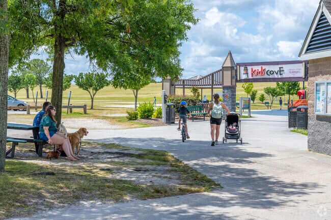 Kids and parents can head to Mt. Trashmore's newly redone playground.