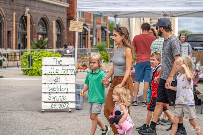 The whole family will love attending the Bloomington Farmers Market.
