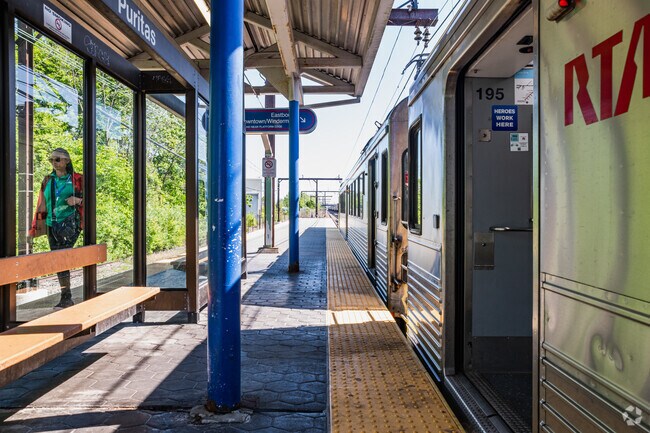 The RTA train is a fast and convenient way to commute from Jefferson to other communities in Cleveland.