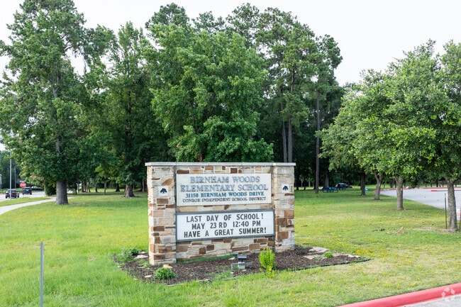 Birnham Woods Elementary is part of the highly rated Conroe ISD.