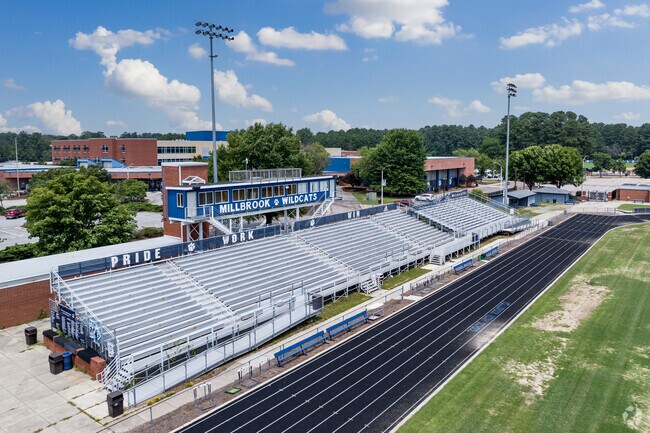 Millbrook Magnet High School has one of the states premier football programs.