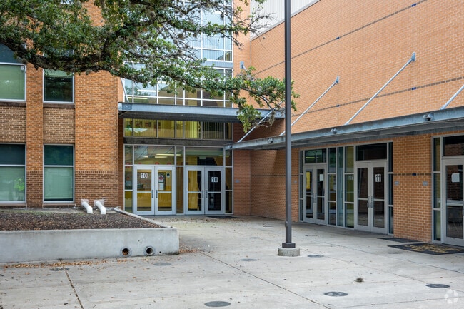 Entrance to higher education and growth at John Greenleaf Whittier Middle School.