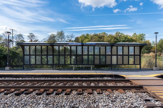 Commuters Frequent the Muirkirk MARC Station for transport to and from Washington DC & Baltimore
