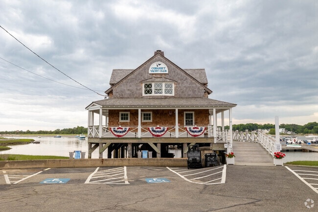 The Cohasset Yacht Club is a hub for summer sailing and coastal recreation.