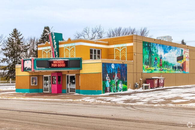 Step into history at Paradise Theater in Mora, MN—where classic films meet small-town charm.