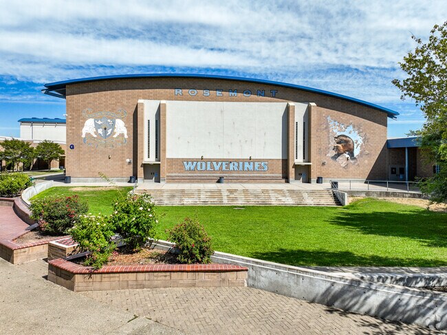 Wolverines pride is displayed throughout the Rosemont High School campus.